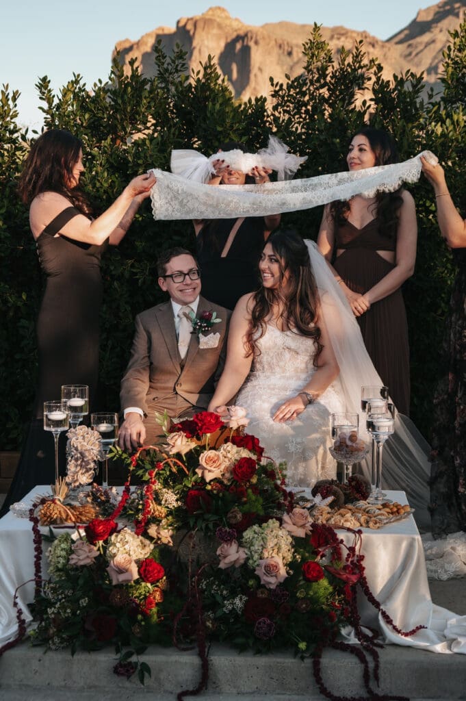 Persian wedding ceremony traditions during a luxury Arizona wedding at The Paseo Venue