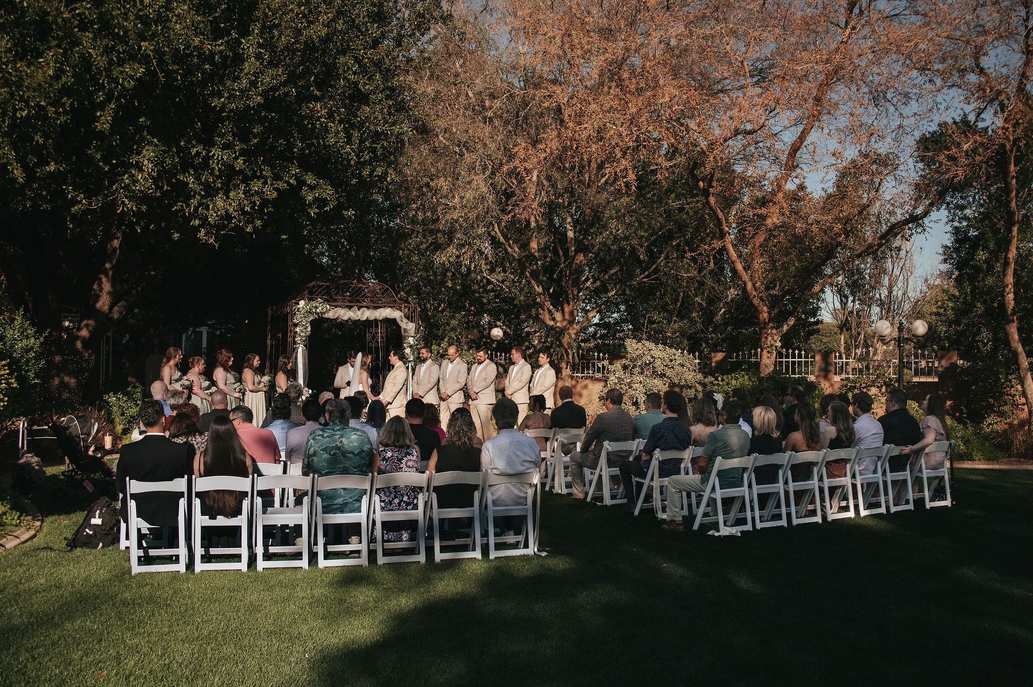 Stonebridge Manor wedding ceremony outdoors
