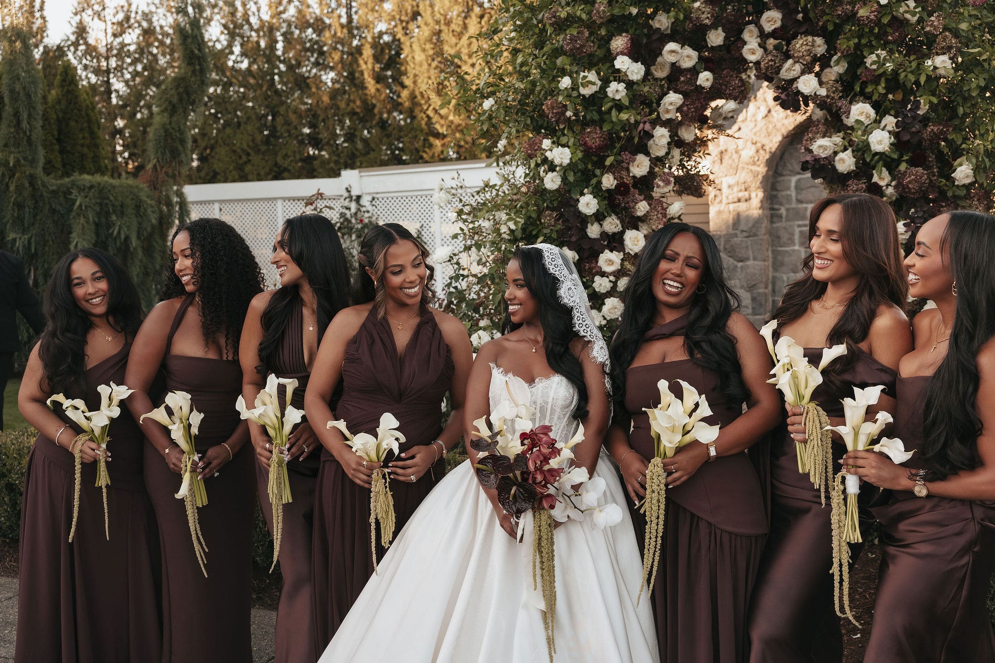 Bridesmaids at the Oregon Golf Club wedding